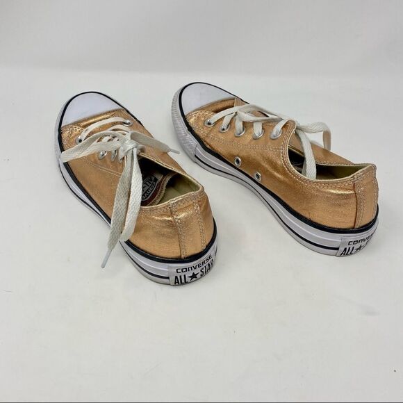 GOLD! Chucks Low-tops- Size 6 - Picture 12 of 12